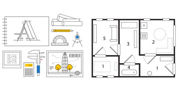 Bureau d'études plan d'architecture